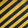 Black and yellow warning stripes background