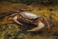 Blackback land crab Gecarcinus lateralis Royalty Free Stock Photo