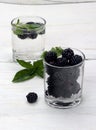 Blackberries - wild berry Royalty Free Stock Photo