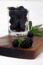 Blackberries - wild berry Royalty Free Stock Photo