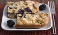 Blackberry and apple pie Royalty Free Stock Photo