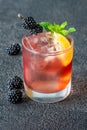 Blackberry Bourbon Smash