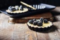 Blackberry mini tarts