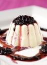 Blackberry panna cotta