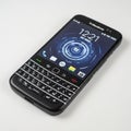 Blackberry Passport Smartphone with Physical QWERTY Keyboard and Touchscreen Display Royalty Free Stock Photo