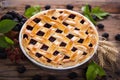 Blackberry pie Royalty Free Stock Photo