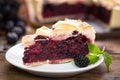 Blackberry pie Royalty Free Stock Photo
