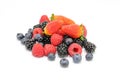 Blackberry Raspberry Strawberry Blueberry Fruit Mix Royalty Free Stock Photo