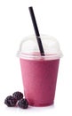 Blackberry smoothie Royalty Free Stock Photo