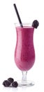 Blackberry smoothie Royalty Free Stock Photo