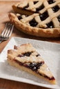 Blackberry tart Royalty Free Stock Photo
