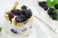 blackberry yogurt parfait