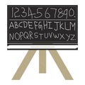 blackboard 123 abc Royalty Free Stock Photo