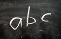 Blackboard - ABC Royalty Free Stock Photo