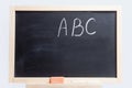 Blackboard with the alphabet
