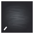 Blackboard background with chalk. School chalkboard template