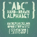 Blackboard chalkboard Chalk hand draw doodle abc,