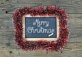 Blackboard chalkboard Merry Christmas Royalty Free Stock Photo