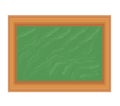 blackboard chalkboard school isolated icon, stock vector illustration