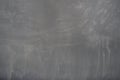 Blackboard ( chalkboard ) texture. Empty blank black chalkboard with chalk traces Royalty Free Stock Photo