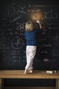 Blackboard Drawing Creative Imagination Idea Concept Royalty Free Stock Photo