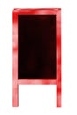 Blackboard Easel with Red frame Royalty Free Stock Photo