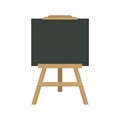 Blackboard easel vector illustration