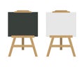 Blackboard easel vector illustration