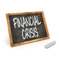 Blackboard Financial Crisis