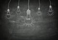 Blackboard idea concept Royalty Free Stock Photo