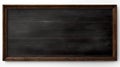 blackboard isolated on white, featuring ample copy-space for text.