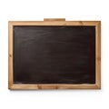 blackboard isolated on white, featuring ample copy-space for text.