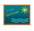 Blackboard with Love Summer image
