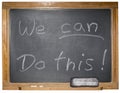 Blackboard message isolated background Royalty Free Stock Photo