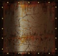 blackboard metal rusty cuprum texture Royalty Free Stock Photo