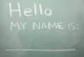 Blackboard Nametag