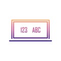blackboard nolan icon. Simple thin line, outline vector of Scientifics study icons for ui and ux, website or mobile application
