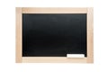 Blackboard. School Board In Wooden Frame Isolated On White Background
