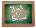 Blackboard with text: Back to school. Royalty Free Stock Photo