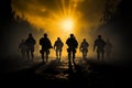 In Blackened Silhouettes, the silent valor of army soldiers emerges