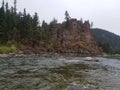 Blackfoot river montana Royalty Free Stock Photo