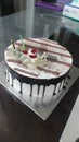 Blackforest cake with cherry