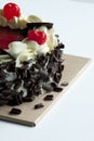 Blackforest, chocolate cake Royalty Free Stock Photo