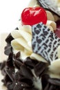 Blackforest, chocolate cake Royalty Free Stock Photo