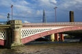 Blackfriars bridge and a Shard on the background , London Royalty Free Stock Photo