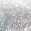 Blackground of abstract glitter lights. silver and gold. de-focused