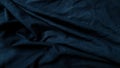 Blackground texture of black cotton Royalty Free Stock Photo