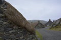 Blackhouse Village on Isle of Lewis Royalty Free Stock Photo
