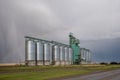 Blackie`s Cargill Grain Elevator Royalty Free Stock Photo