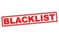 BLACKLIST Royalty Free Stock Photo